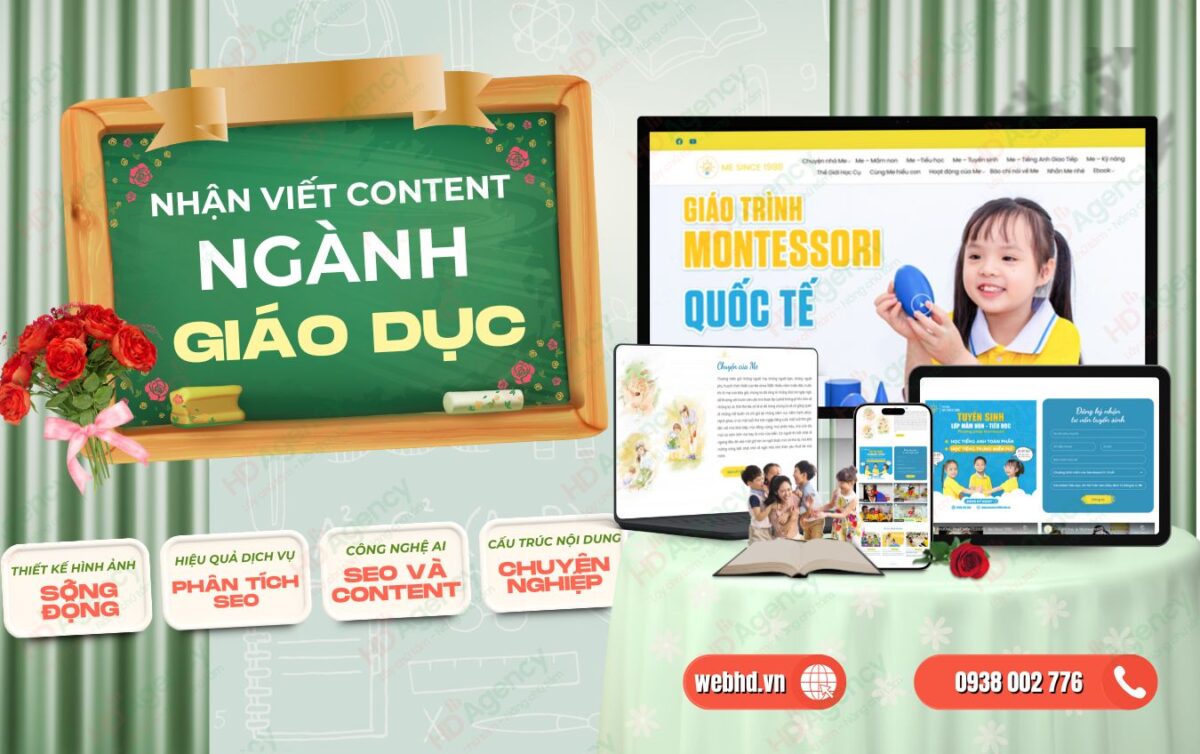 Dịch Vụ Nhận Viết Content Cho Ngành Giáo Dục
