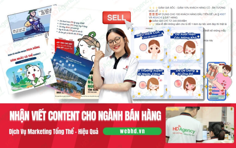 Nhận Viết Content Cho Ngành Bán Hàng