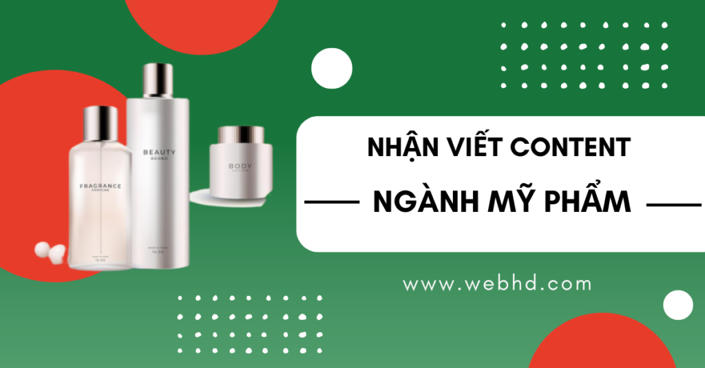 Nhan Viet Content Cho Nganh My Pham