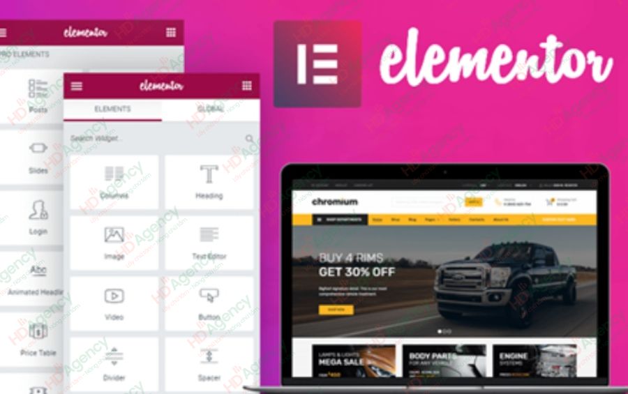 Huong dan Elementor co ban trong WordPress 2