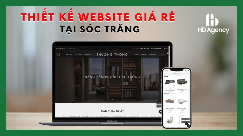 Dịch vụ thiết kế website giá rẻ tại Sóc Trăng uy tín