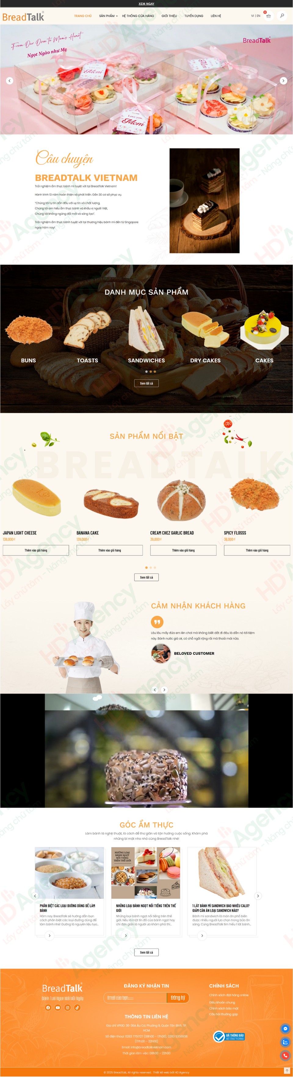 DỰ ÁN BREADTALK VIETNAM
