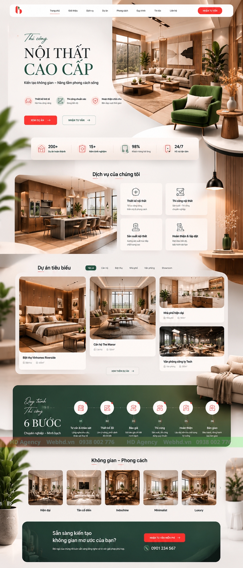 Thiết Kế Website Nội Thất