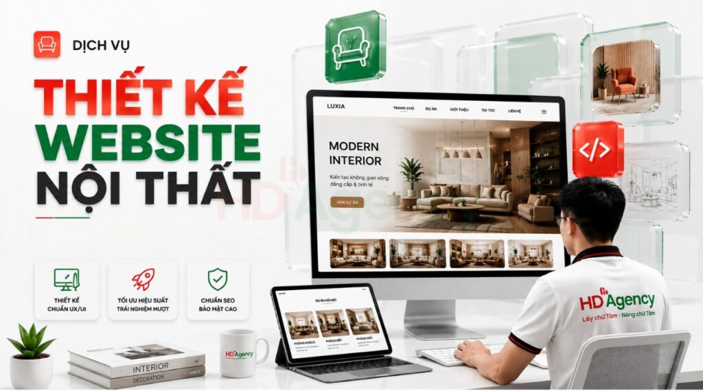 Dịch Vụ Thiết Kế Website Nội Thất Chuyên Nghiệp