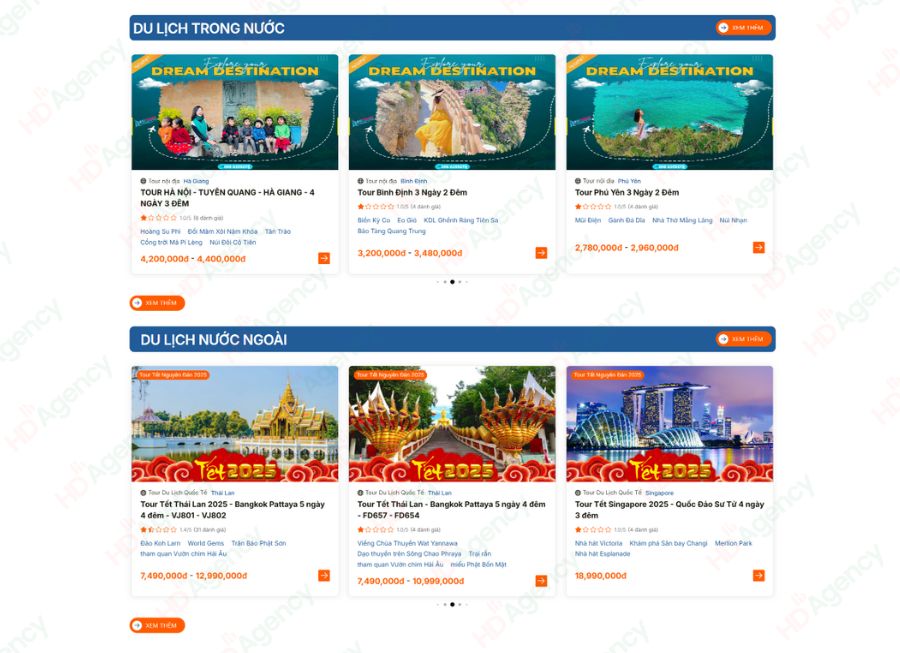 du an thiet ke website Dona Tourist 5