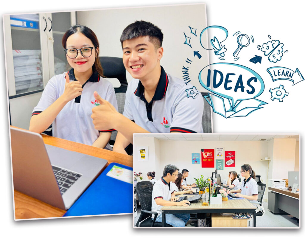 Đội ngũ nhân viên trẻ - nhiệt huyết của HD Agency