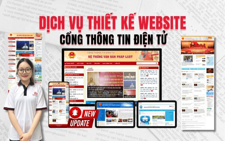 Thiết kế Website cổng thông tin điện tử