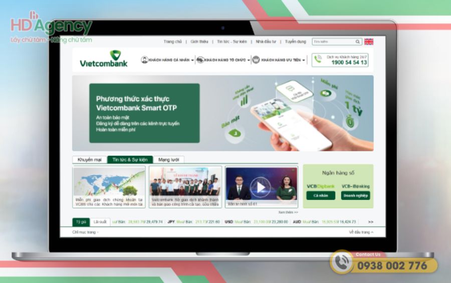 Thiết Kế Website Ngân Hàng