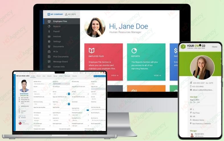 website quản lý nhân sự