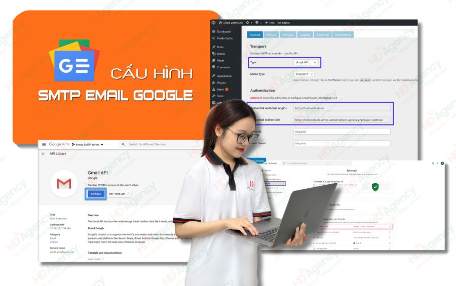 Cach cau hinh SMTP Gmail 2