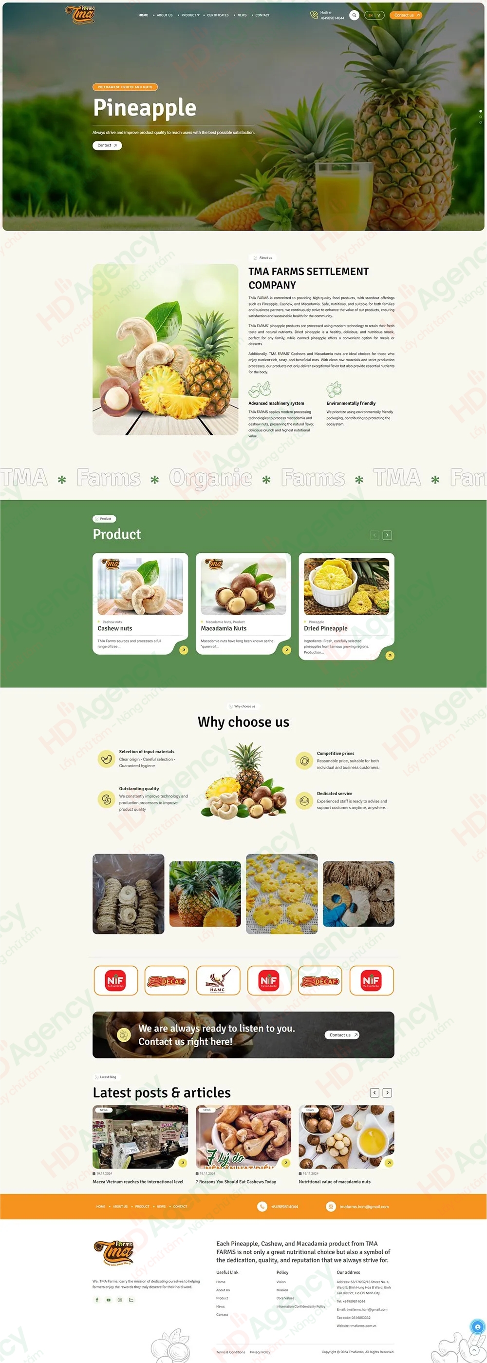 DỰ ÁN TMA FARMS
