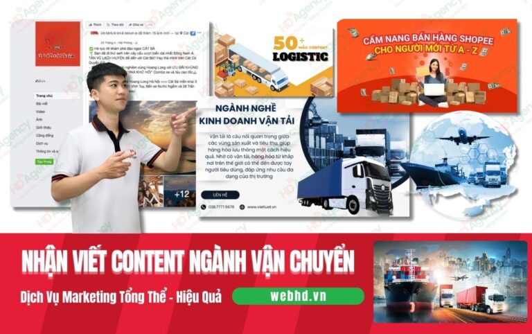 Dịch vụ Nhận viết content cho ngành vận chuyển