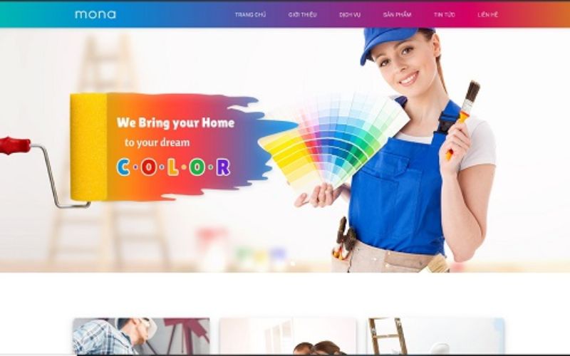Thiết kế Website bán sơn