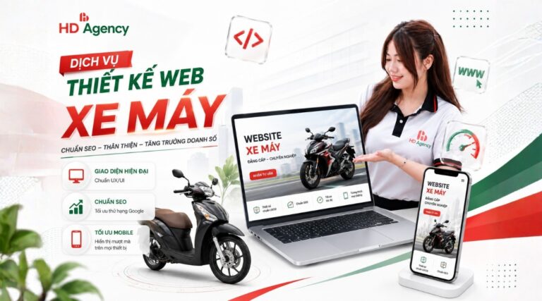 Dịch Vụ Thiết Kế Web Xe Máy Chuẩn SEO