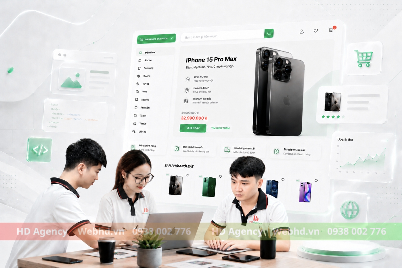 Tính Năng Cần Có Khi Thiết Kế Website Bán Điện Thoại