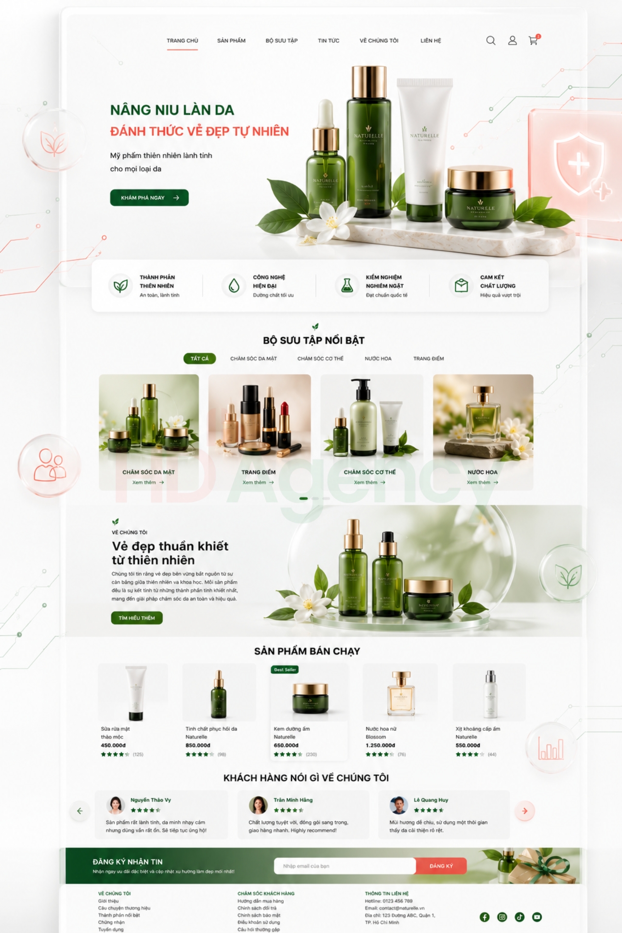 Thiết Kế Website Bán Mỹ Phẩm
