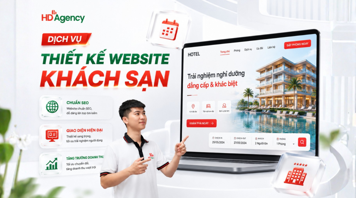 Dịch Vụ Thiết Kế Website Khách Sạn Đẹp Chuyên Nghiệp, Uy Tín