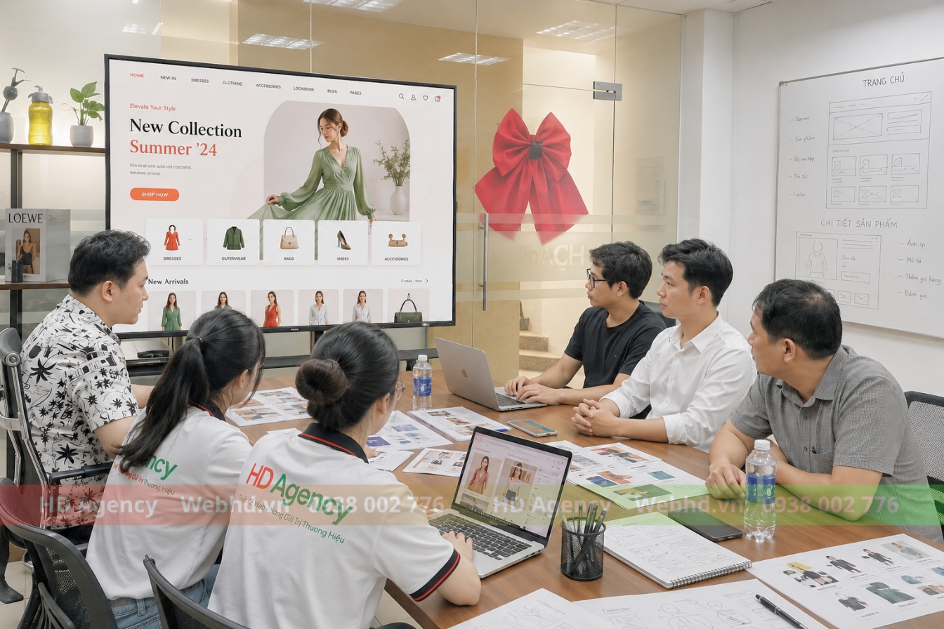 Dịch Vụ Thiết Kế Website Thời Trang Chuẩn SEO tại HD Agency