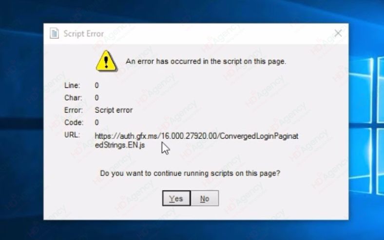 Cách Khắc Phục Script Error