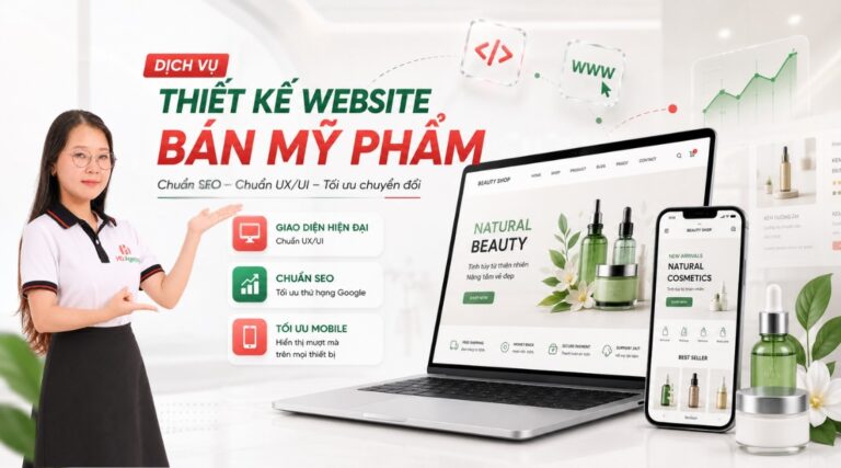 Dịch Vụ Thiết Kế Website Bán Mỹ Phẩm Tăng Doanh Thu