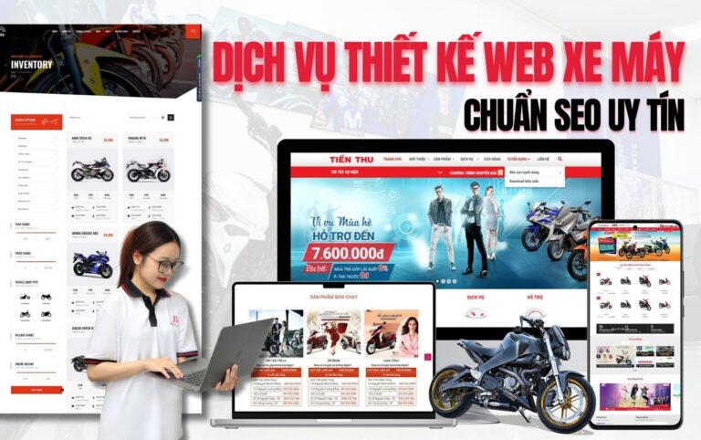 Dịch Vụ Thiết Kế Web Xe Máy