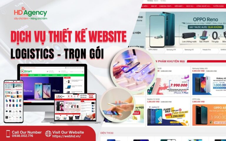 Dịch Vụ Thiết Kế Website Bán Điện Thoại