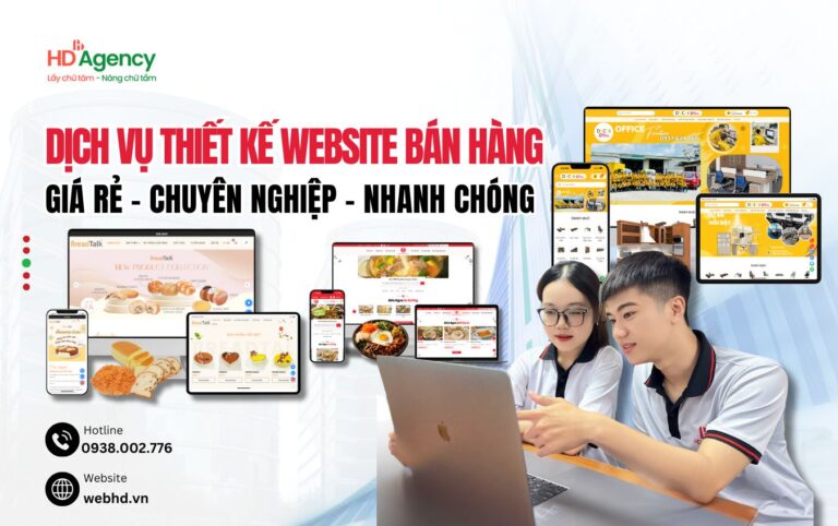 Dịch Vụ Thiết Kế Website Bán Hàng