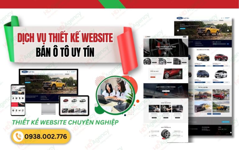 Dịch Vụ Thiết Kế Website Bán Ô Tô