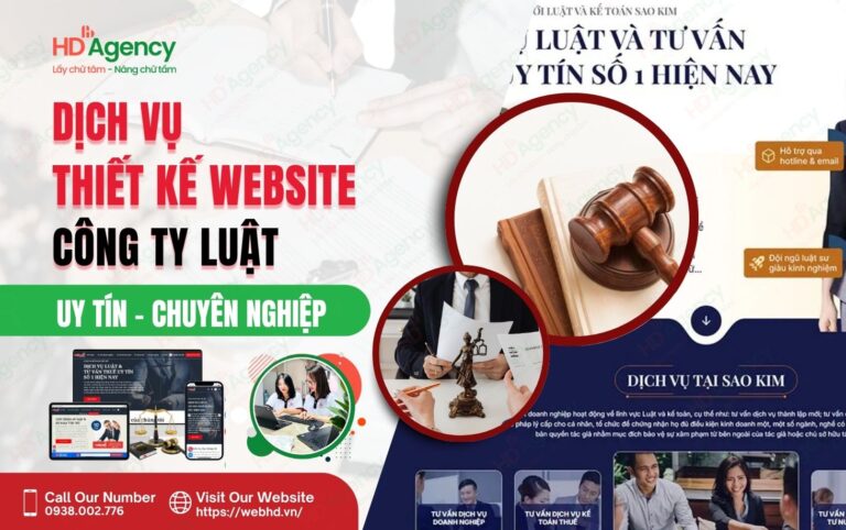 Dịch Vụ Thiết Kế Website Công Ty Luật