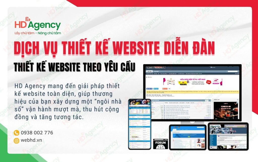Dịch Vụ Thiết Kế Website Diễn Đàn Giá Rẻ Uy Tín