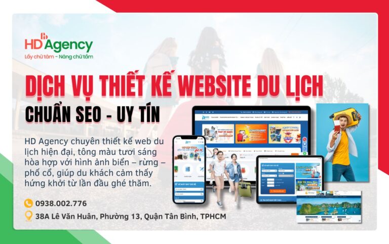 Dịch Vụ Thiết Kế Website Du Lịch