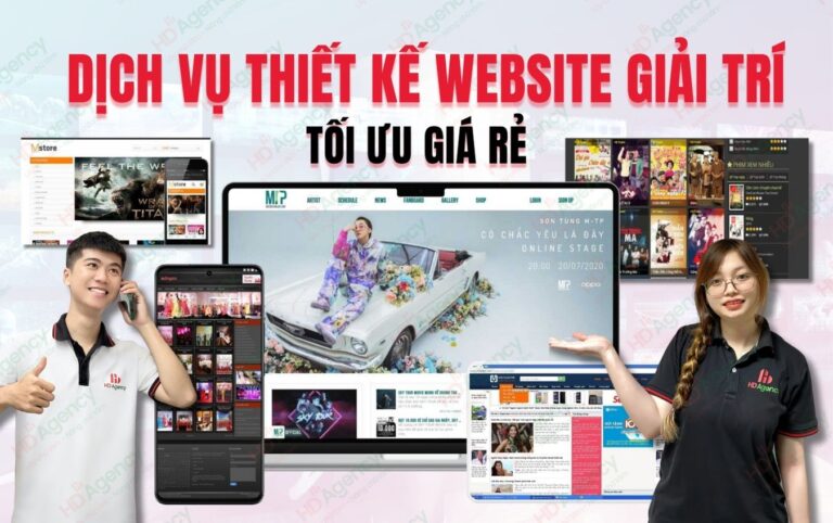 dich vu thiet ke website giai tri