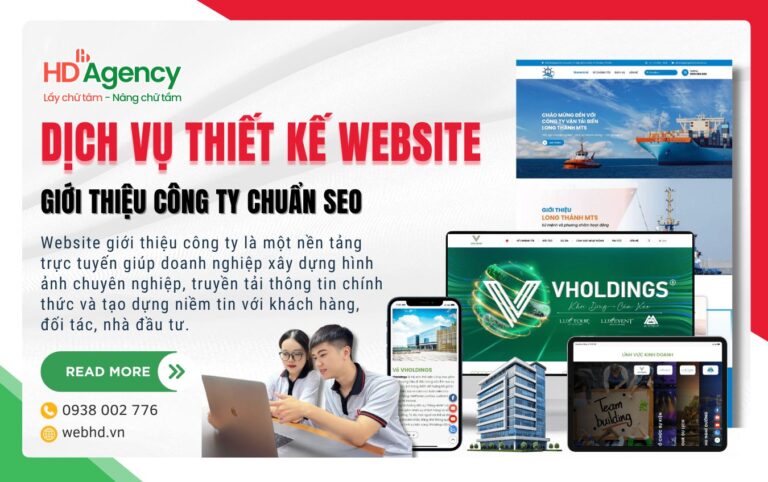 Dịch Vụ Thiết Kế Website Giới Thiệu Công Ty