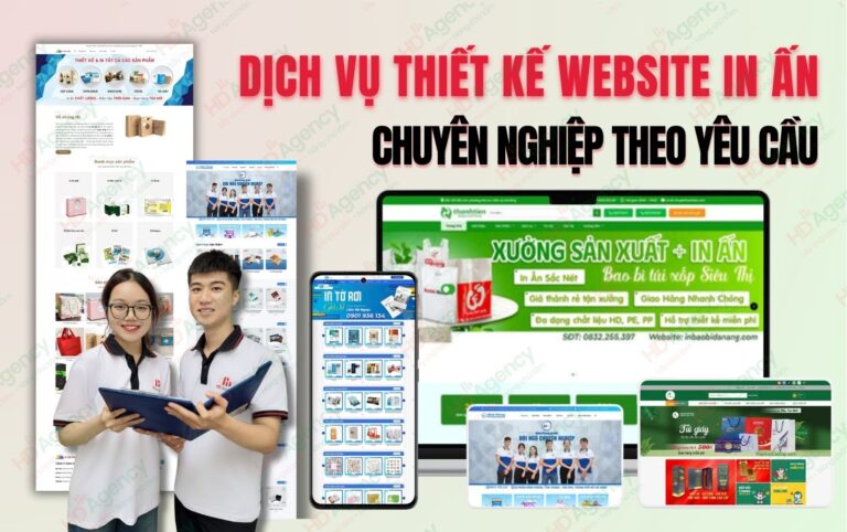 thiết kế website in ấn