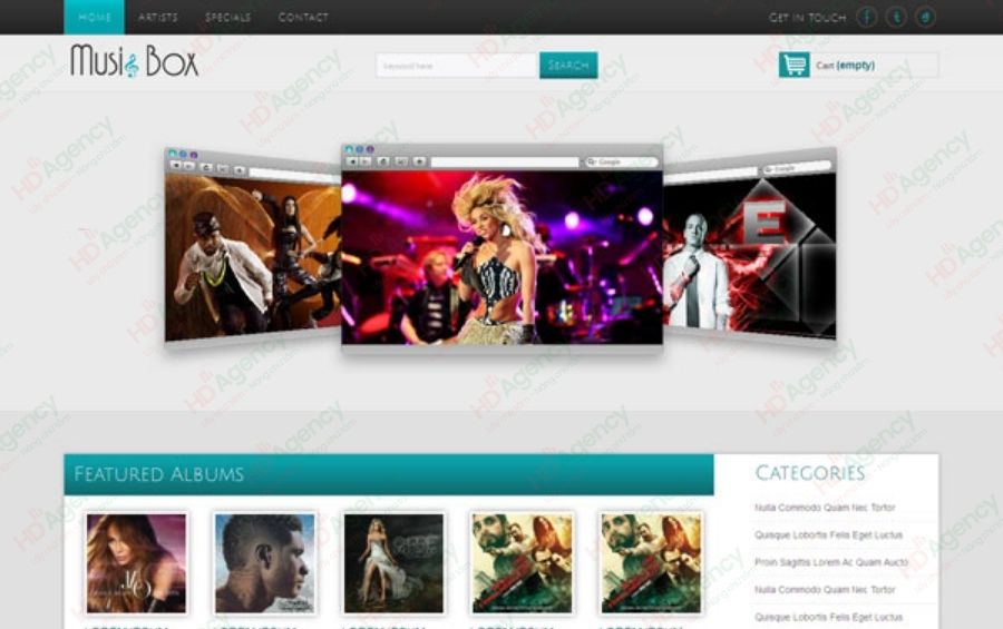 dich vu thiet ke website nghe nhac 2