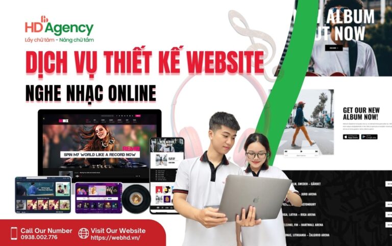 Dịch Vụ Thiết Kế Website Nghe Nhạc Online