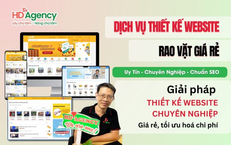 Dịch Vụ Thiết Kế Website Rao Vặt Giá Rẻ