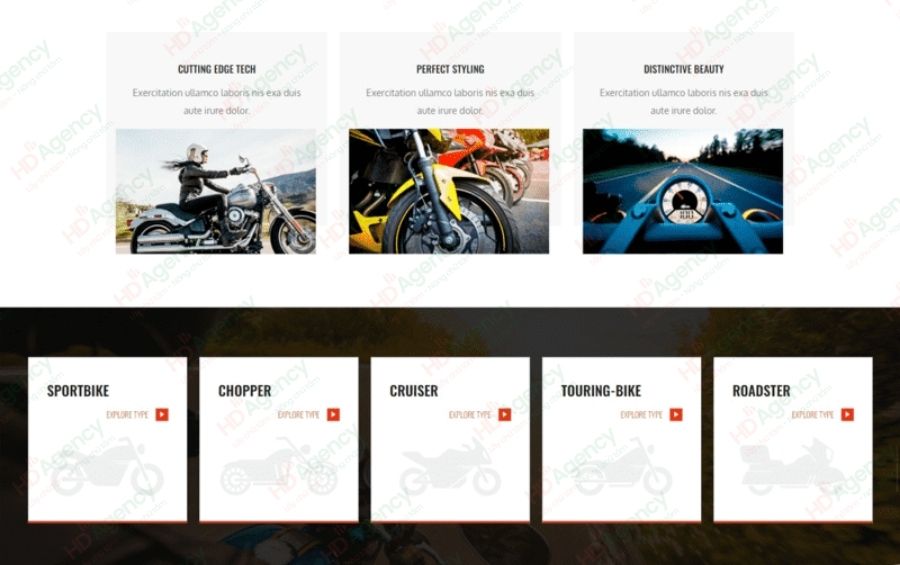dich vu thiet ke website xe may 2