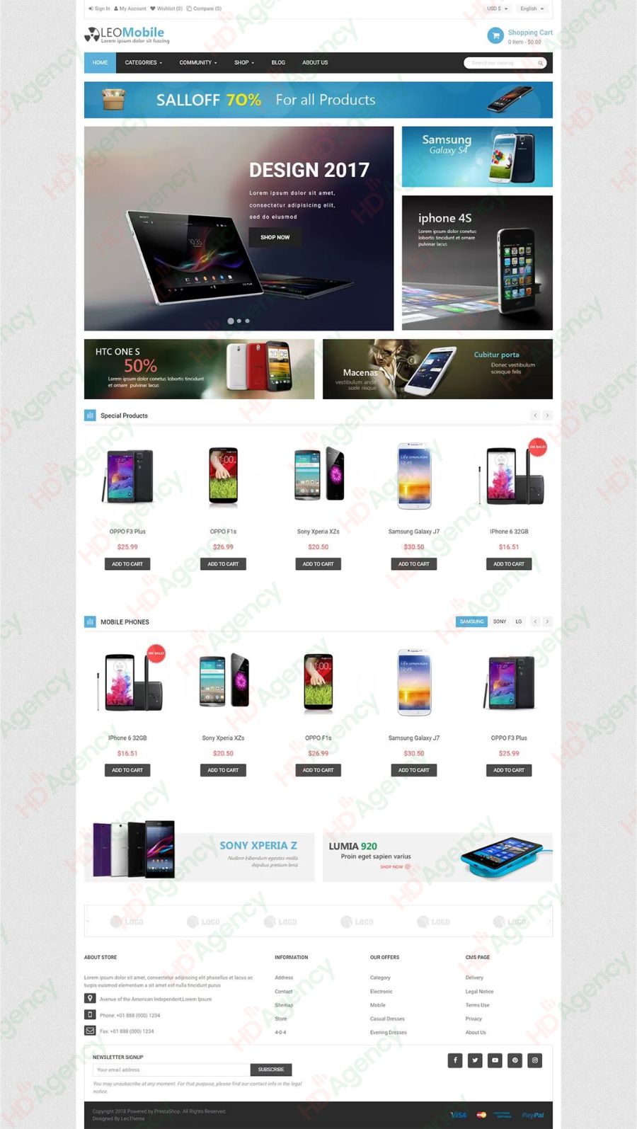 Dự án thiết kế website Leo Mobile
