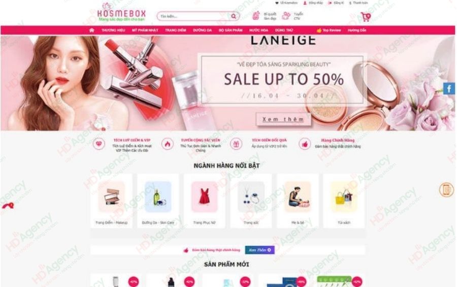 Các Tính Năng Cần Thiết Khi Thiết Kế Website Bán Mỹ Phẩm