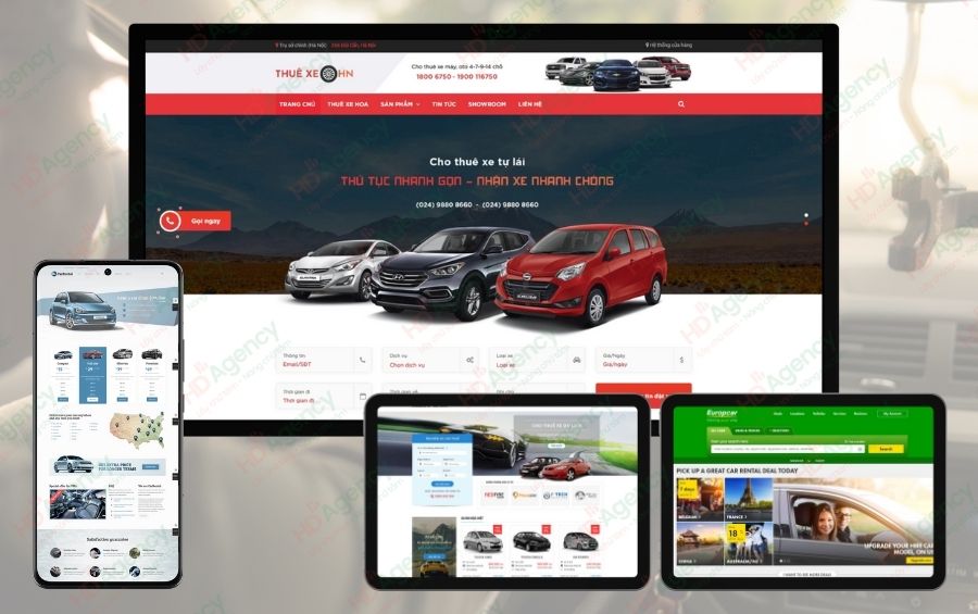 Vì Sao Doanh Nghiệp Cho Thuê Xe Phải Thiết Kế Website