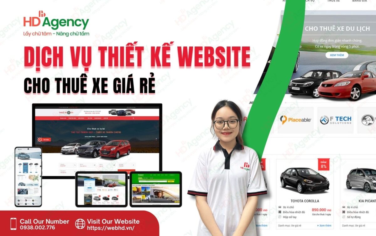 Dịch Vụ Thiết Kế Website Cho Thuê Xe Giá Rẻ Uy Tín