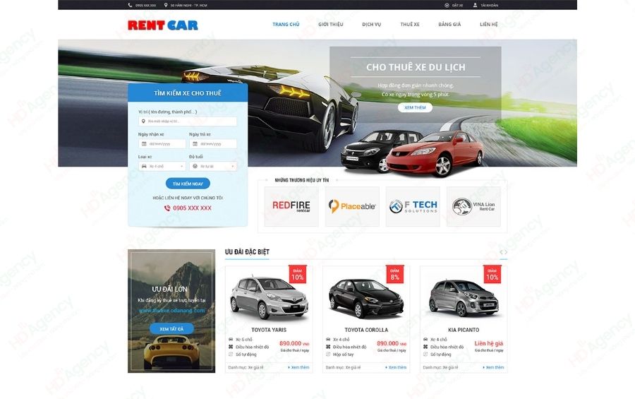 Những Lợi Ích Khi Thiết Kế Website Cho Thuê Xe