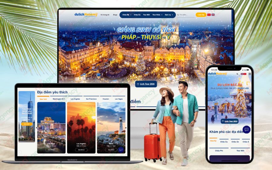 Xu Hướng Thiết Kế Website Du Lịch Hiện Nay