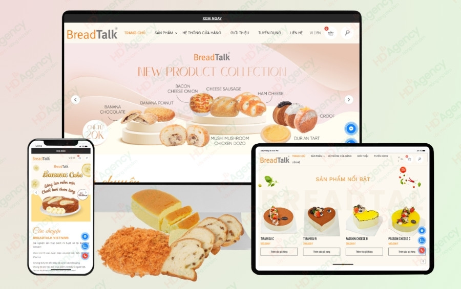 Thiết Kế Website Nhà Hàng