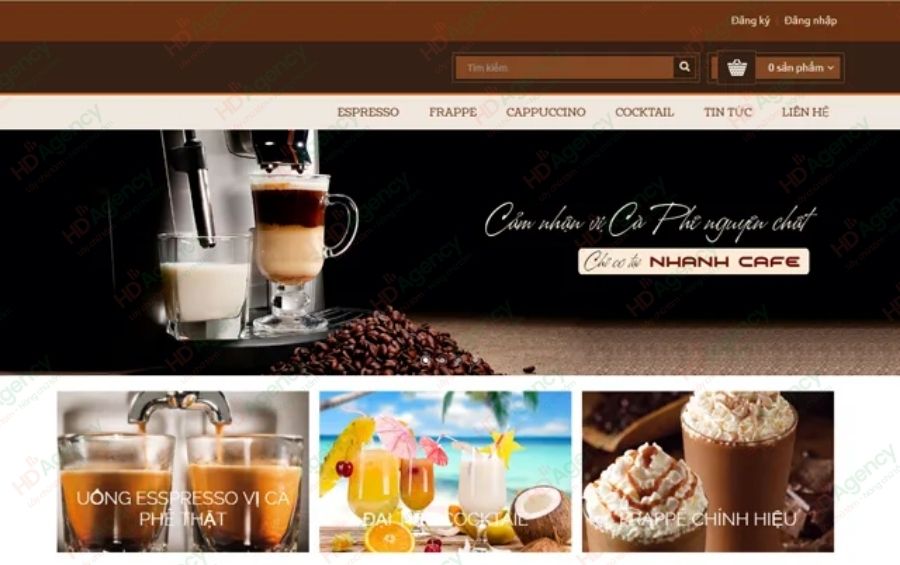 Các Tính Năng Cơ Bản Có Trên Website Quán Cà Phê