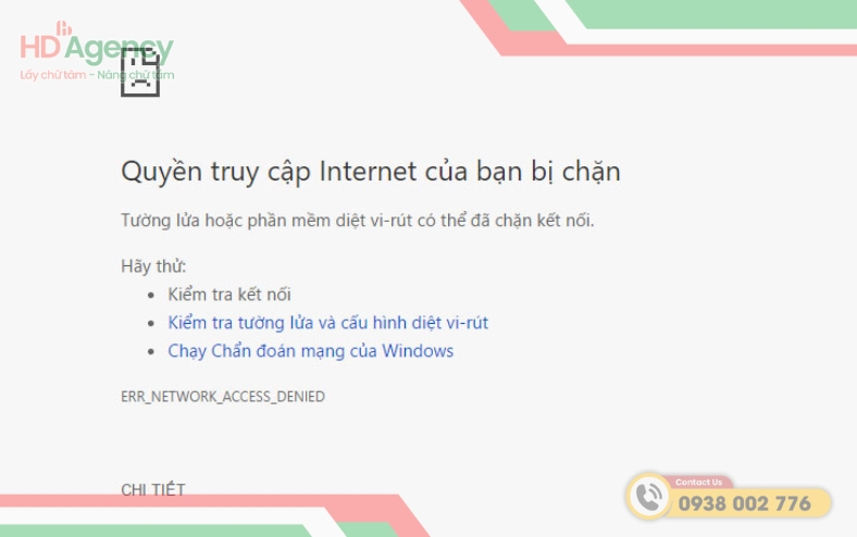 Lỗi từ tường lửa