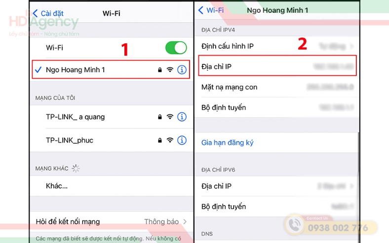 Cách xem địa chỉ IP trên điện thoại