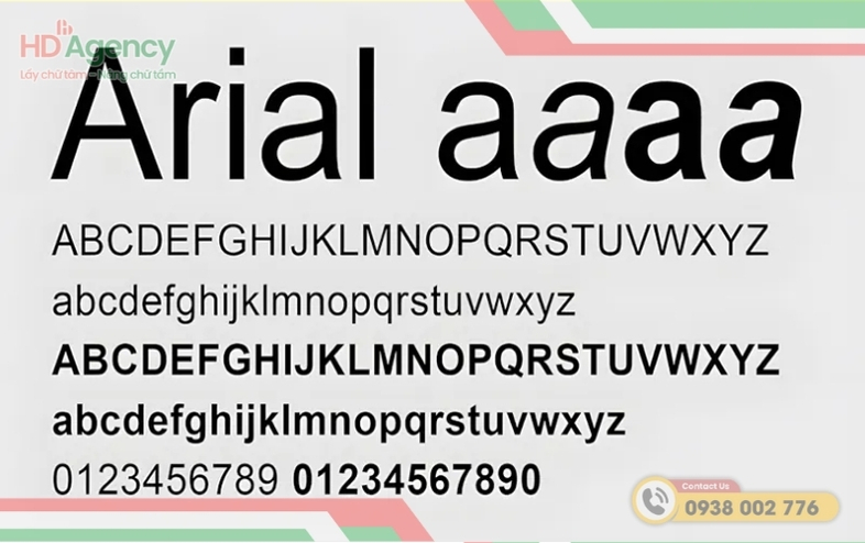 Font sans‑serif