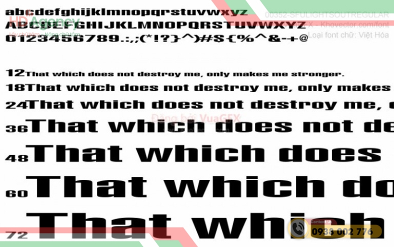 Bộ font Việt hóa chất lượng